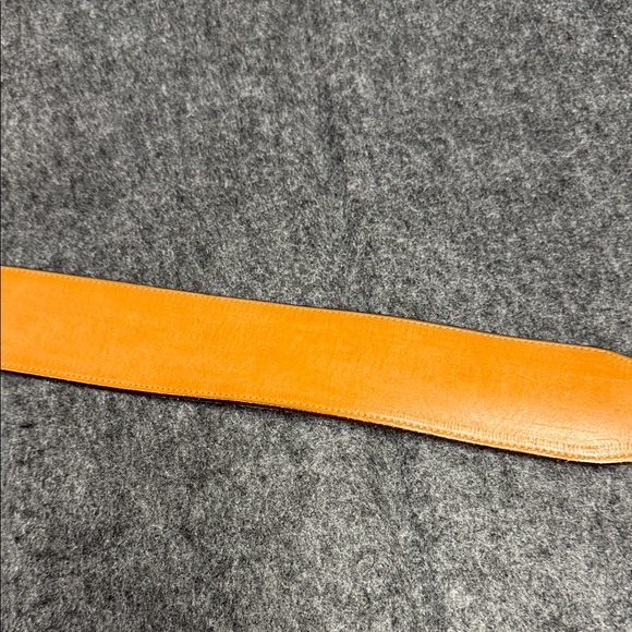 Lucchese Tan Leather Belt with Silver Buckle - Picture 12 of 13